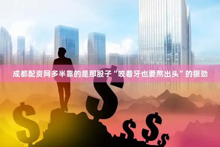成都配资网多半靠的是那股子“咬着牙也要熬出头”的狠劲